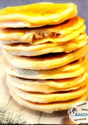 Une photo de 🇫🇷 🇬🇧 Pancakes Healthy (sans sucre ni beurre) - PDJ001