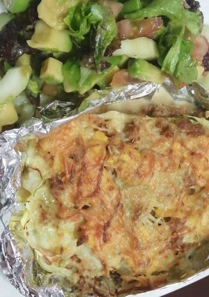 Una foto de Rica Lasaña keto de Zucchini