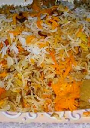 A picture of Aloo ki Biryani ❤.