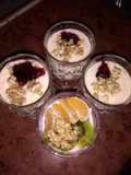 Yoghurt - Avena, nueces y mermelada de Frambuesa