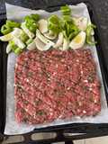 Grilled Kofta with Vegetables