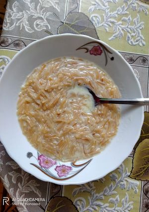 صورة لوصفة شعيرية باللبن 😍