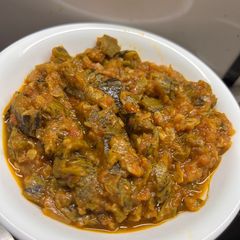 A picture of Masala sponge gourd.