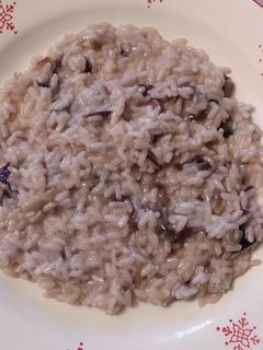 Foto di Risotto con radicchio rosso