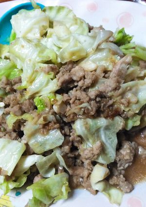 รูปของ ผัดกะหล่ำ​หมูสับ