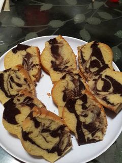 Foto resep Marmer cake / Marble cake
