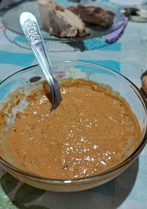 Una foto de Chimichurri o salsa de Pimiento