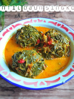 Foto resep Buntil Daun Singkong