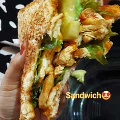 รูปของ Sandwich roti gandum