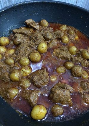 Foto resep Rendang daging baby kentang