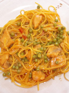Una foto de Pez espada con pasta