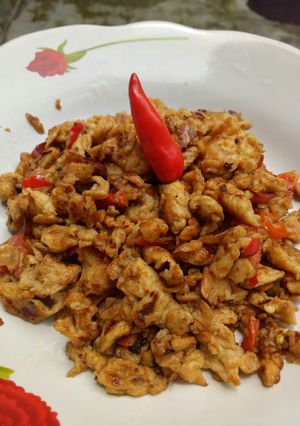 Foto resep Orak arik telor pedas