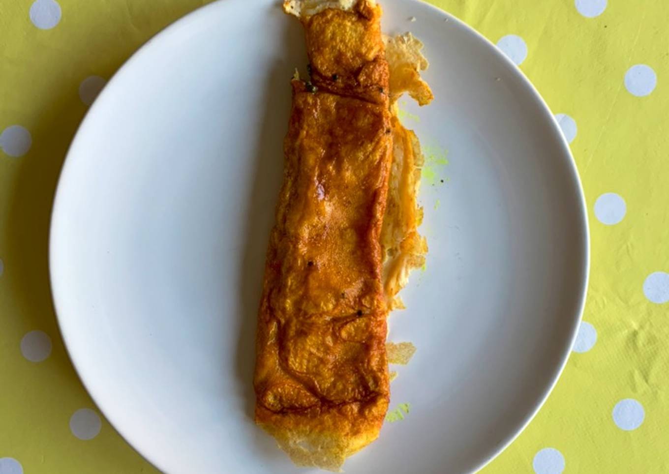 Steps to Prepare Favorite One Egg Turmeric Omelette