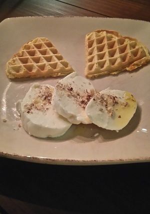 Une photo de Gaufres salées aux carottes