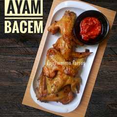 A picture of Ayam Bacem.