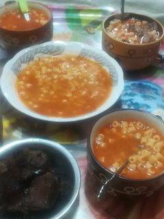 صورة لوصفة معكرونة شوربة