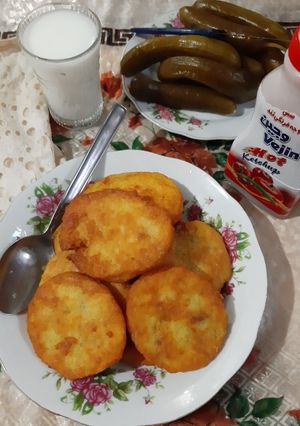عکسی از دستور کوکو سیب زمینی🥔🥚