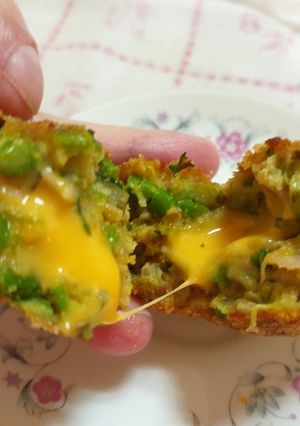 O poză a rețetei Polpette di asparagi con cuore di cheddar.