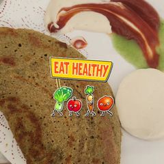 A picture of Foxtail millet dosa (dosa series).