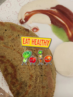 A picture of Foxtail millet dosa (dosa series).