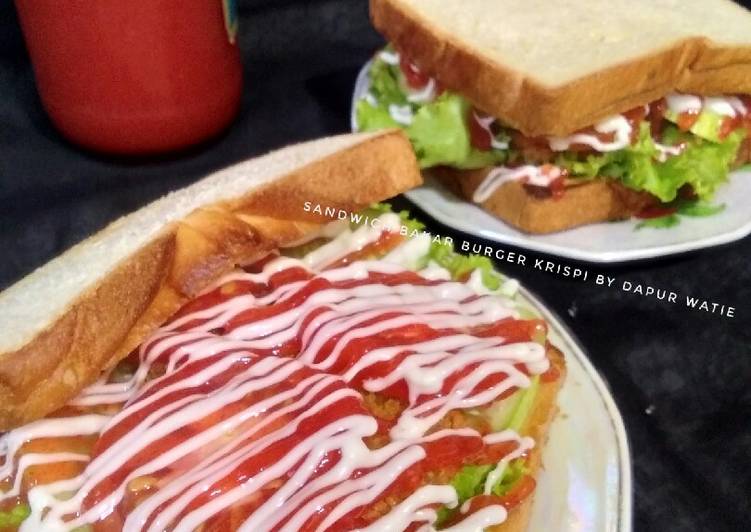 Resep Sandwich ayam krispi yang Menggugah Selera