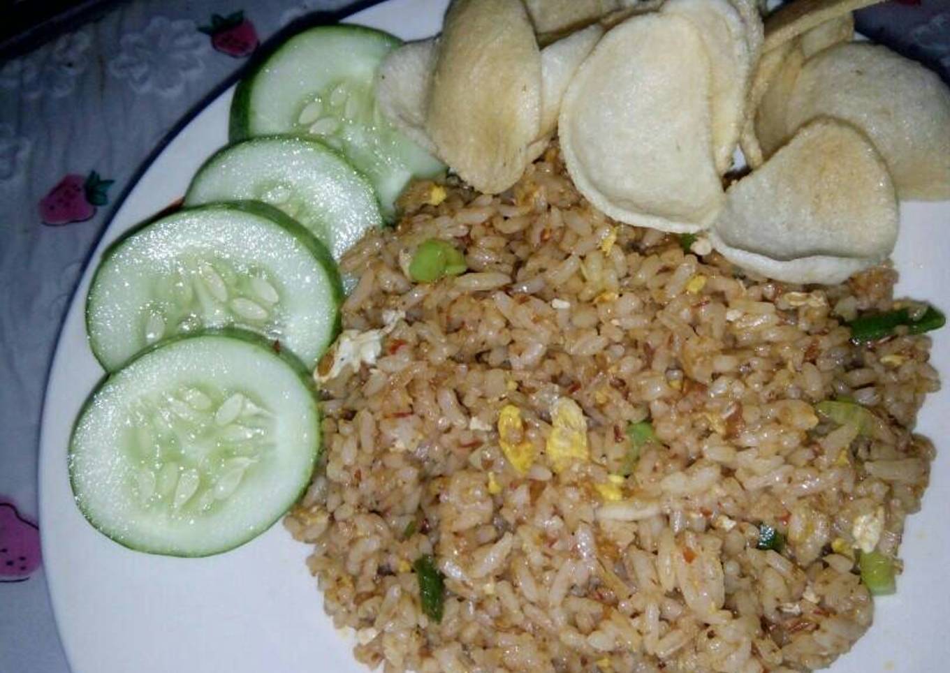 Nasgor special ala restoran 😄✌️