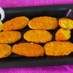 Mini chicken cutlet A picture of Mini chicken cutlet.