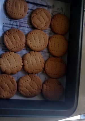A picture of Marijuana cookies -part 2 (Mixing and baking).