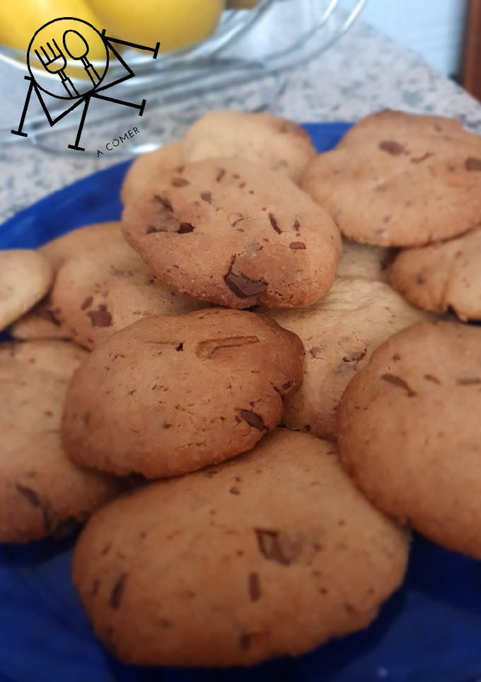 Una foto de Galletas con chocolate
