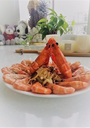 當歸人蔘蝦 的食譜成品照片