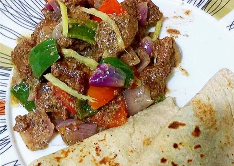 Steps to Prepare Quick Bbq Creamy Beef Jalfrezi