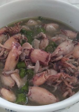 Foto resep Cumi asin masak pedas