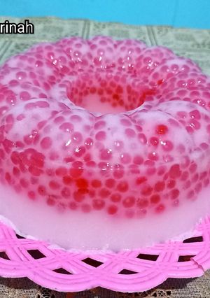 Foto resep Puding mutiara santan
