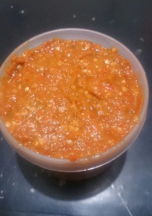 A picture of Cooked pepper.