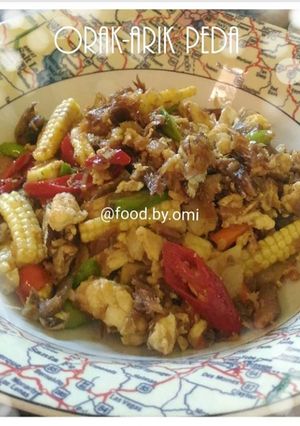 Foto resep Orak arik peda