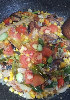 Foto resep Tumis ikan cue dan pete