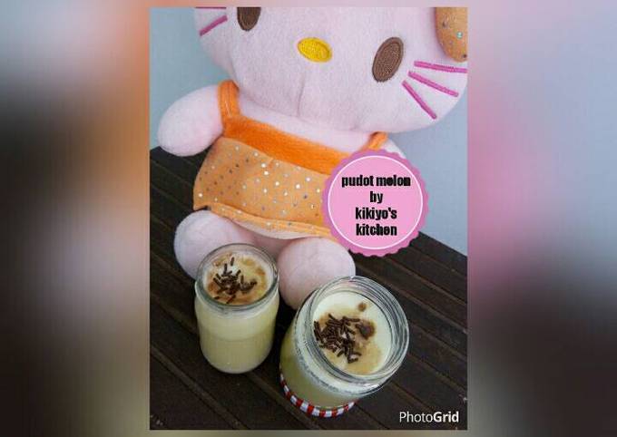 Pudot melon / puding sedot