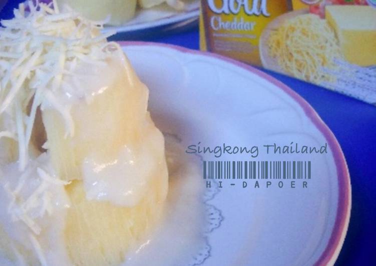 Cara Menyiapkan Singkong Thailand Rasa Durian Anti Gagal