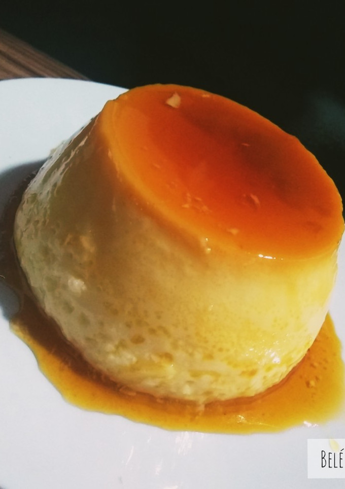 Una foto de Flan clásico