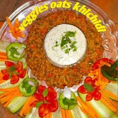 A picture of Veggies Oats Khichdi.