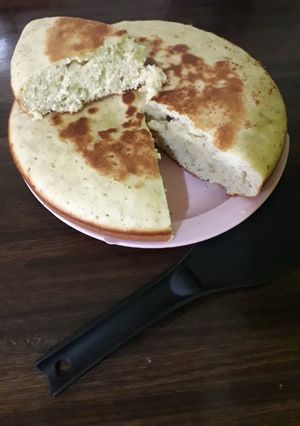 Una foto de Bizcochuelo de banana(hecha en olla essen)