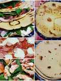 Piadine (impasto tradizionale e light) super farcite 😋😋😋😋😋