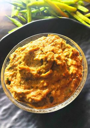 A picture of Cluster Beans Chutney.