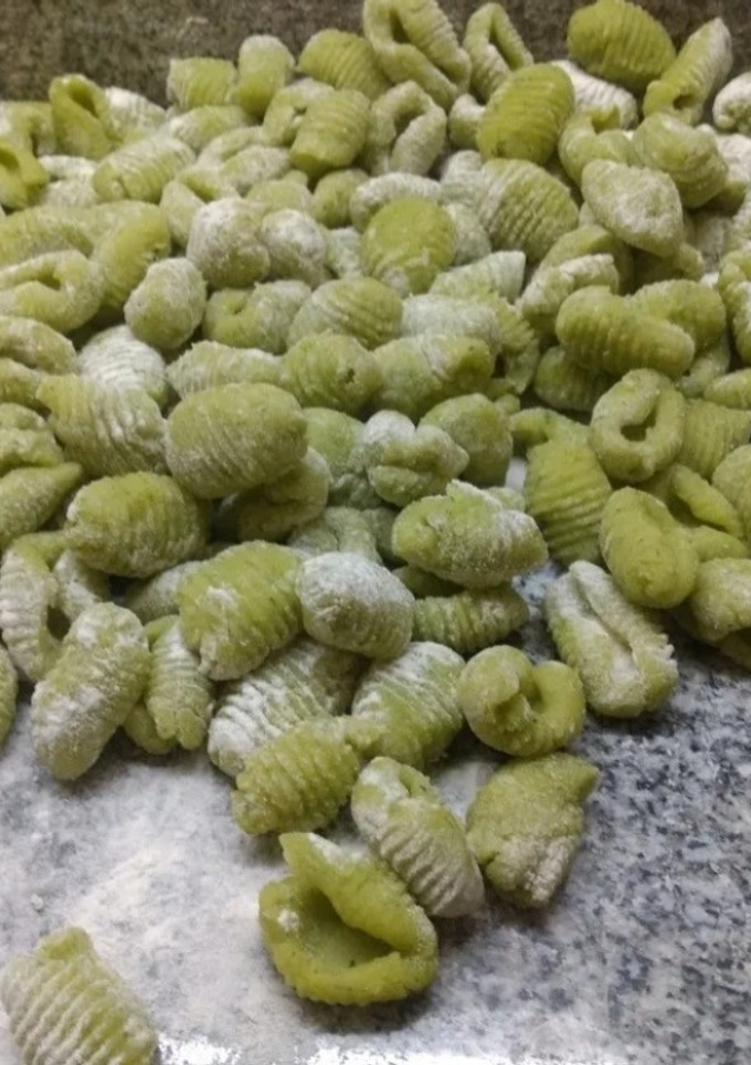 Una foto de Ñoquis de espinacas 💚
