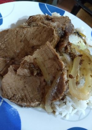 Una foto de Lomo de cerdo en salsa de Coca-Cola