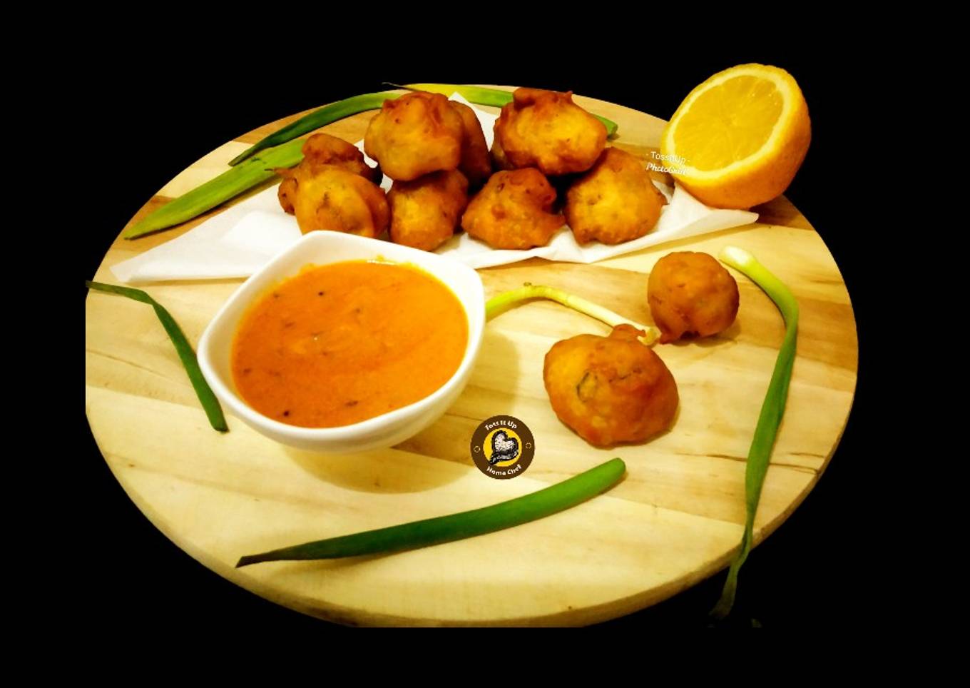 Instant Mysore Bonda With Yummy spicy Red Chutney