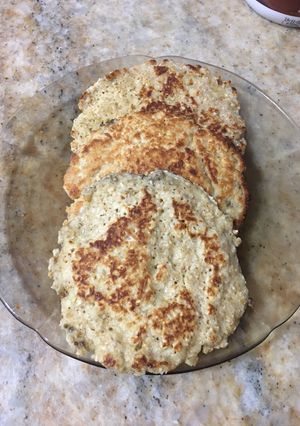 Una foto de Pancake de avena y coco