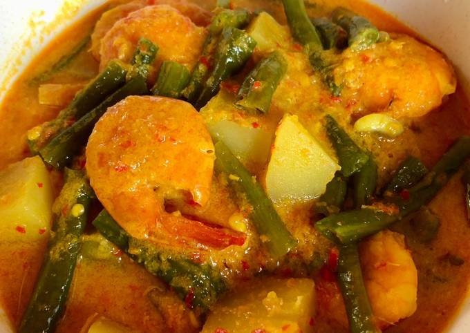 Resep Gulai Udang Kacang Panjang Oleh Kantin Sinar Cookpad