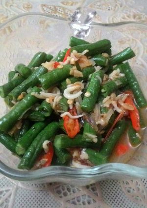 Foto resep Tumis kacang panjang mix teri