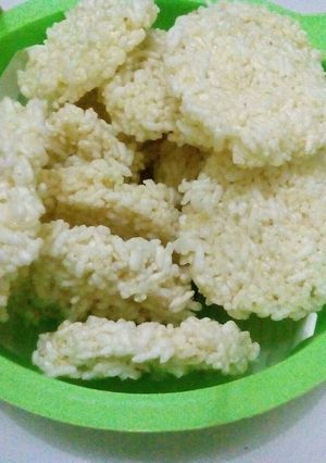 Foto resep Rengginang (cara menggoreng)